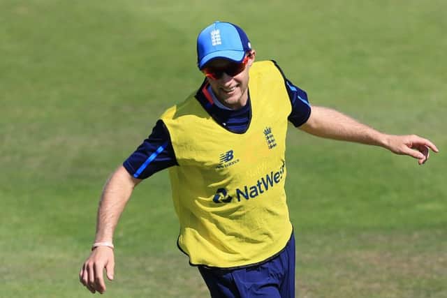 England captain Joe Root during the nets session at Lord's on Thursday. Picture: Nigel French/PA