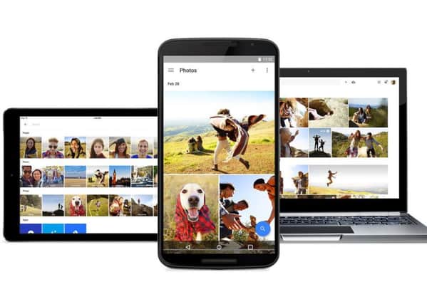 Google Photos lets you organise and view your library on whatever device you are using