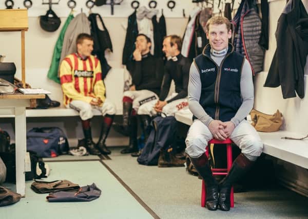 Jockey Richard Johnson is helping to promote mental health campaign.