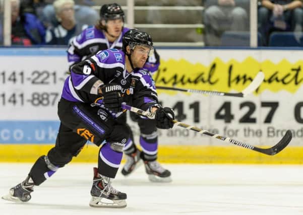 NEW FACE: Scott Aarssen, in action for Braehead Clan. Picture: Al Goold