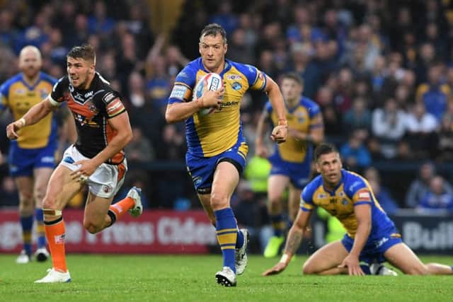 Danny McGuire breaks forward in the recent game against Castleford Tigers.  Picture: Bruce Rollinson