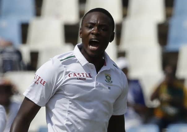 South Africas Kagiso Rabada will sit out the Trent Bridge Test due to suspension (Picture: Themba Hadebe/AP).