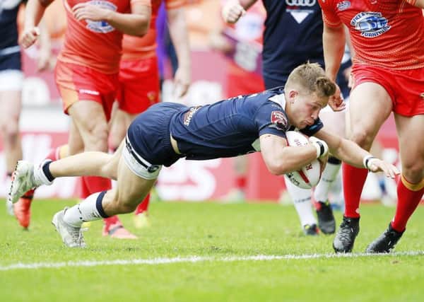 Swinton's 1 Christopher Atkin is headed to Hull KR early (Picture: SWPix.com)