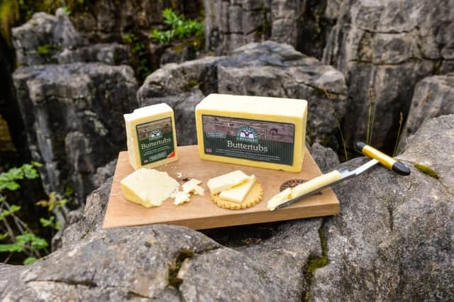 Buttertubs cheese from Wensleydale