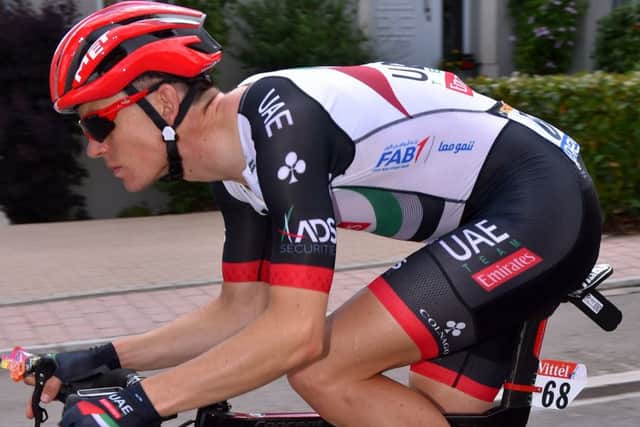 Ben Swift (GBR - UAE Team Emirates) on the third stage of the Tour de France to Verviers (Picture: TDW/BettiniPhoto)