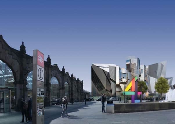 An impression how how the Channel 4 building could look in Sheffield.