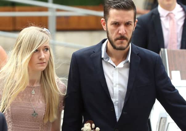 Charlie Gard's parents Connie Yates and Chris Gard arrive at the Royal Courts of Justice in London.
