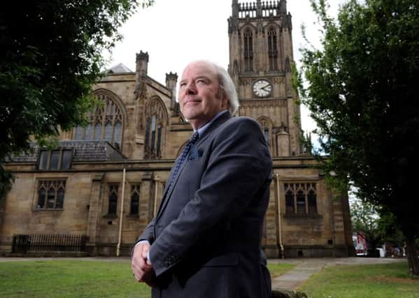 Architectural historian Dr Christopher Webster, pictured at Leeds Minster. (Picture: Jonathan Gawthorpe).
