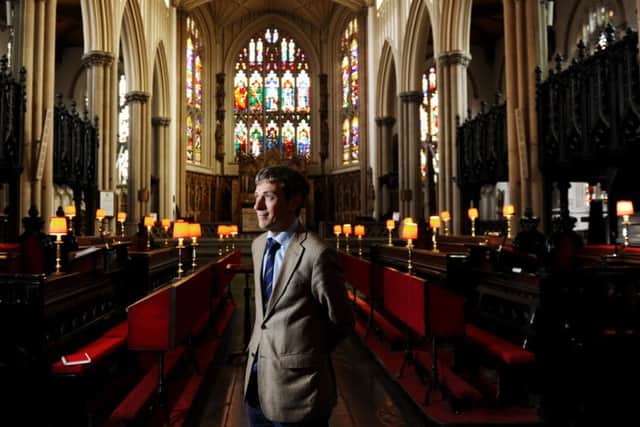 Richard Butterfield, Director of Operations and Development at Leeds Minster, pictured inside the church.