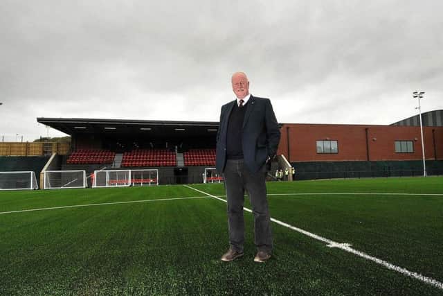 Trevor Bull at the new Scarborough Sports Village