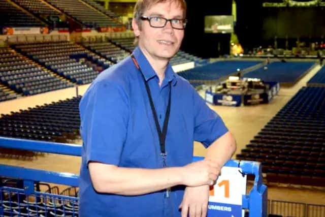 Rob O'Shea who has left the role as Sheffield Arena GM after 11 years to concentrate on his event promotions company Manifesto Events.