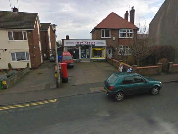 A robber threatened staff at Hunmanby Post Office with what was believed to be a gun. Picture: Google