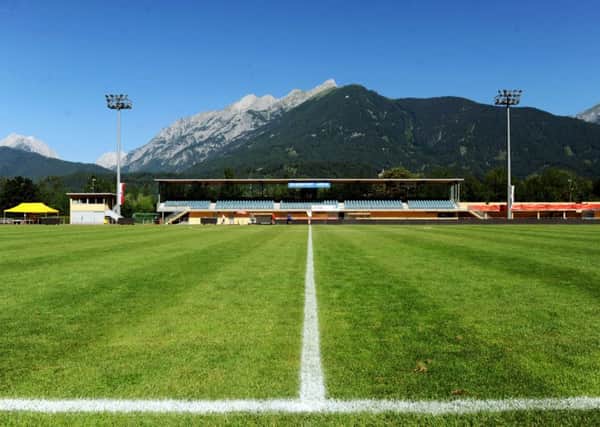 Silberstadt Arena in Schwaz, where Leeds United are due to play Borussia MÃ¶nchengladbach on Thursday.
 
Picture: Jonathan Gawthorpe