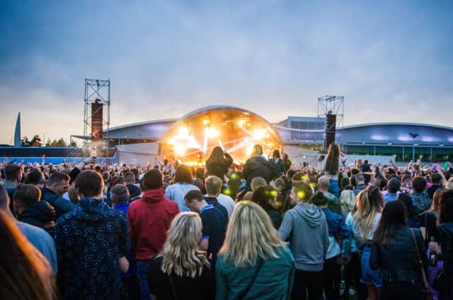 The crowd at the Don Valley Bowl enjoy Catfish and The Bottlemen. Picture: Anthony Longstaff