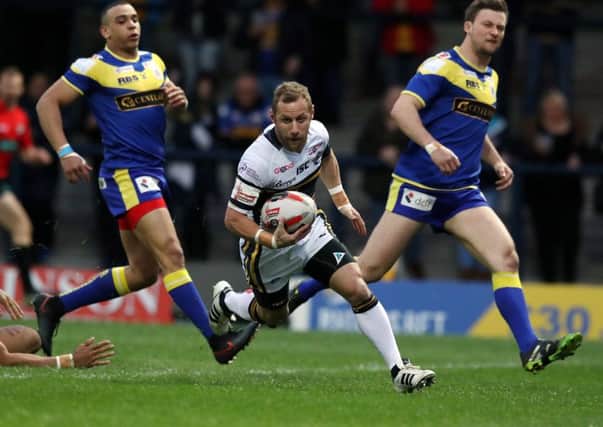 Rob Burrow, in action earlier this season. Picture: Bruce Rollinson.