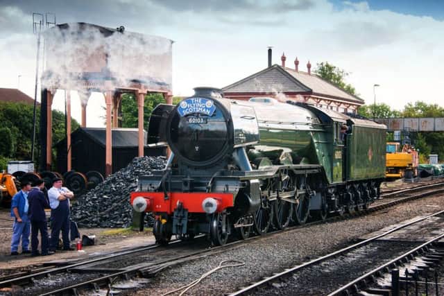 Flying Scotsman as seen by Roger Keech for a BBC film
