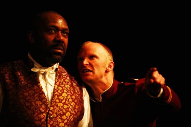 Lenny Henry as Othello, which was directed by Barrie Rutter in 2009. Picture by Nobby Clarke.