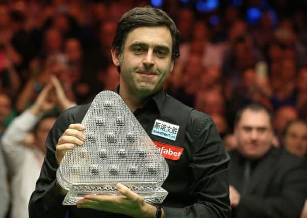 Ronnie O'Sullivan celebrates with his sixth Masters title. (Picture: Adam Davy/PA Wire)