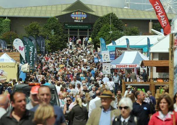 This year's Great Yorkshire Show drew huge crowds again. (JPress).