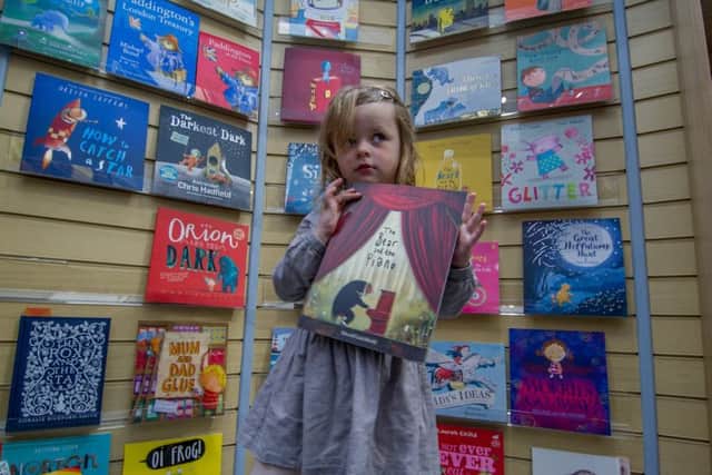 Heidi Keates, 4, from Harrogate, in the newly-opened Imagined Things