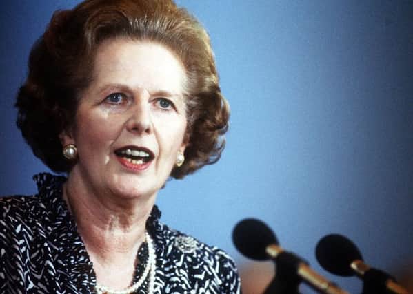 Margaret Thatcher still divides opinion among people. (PA).