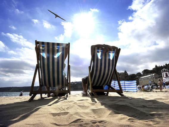 The sun won't always be shining during the next few weeks, according to forecasters