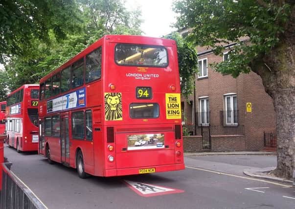 David McKie toured Britain by bus on routes containing the number 94.