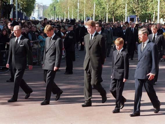 Earl Spencer says he did not want Princess Diana's boys to walk behind the coffin.