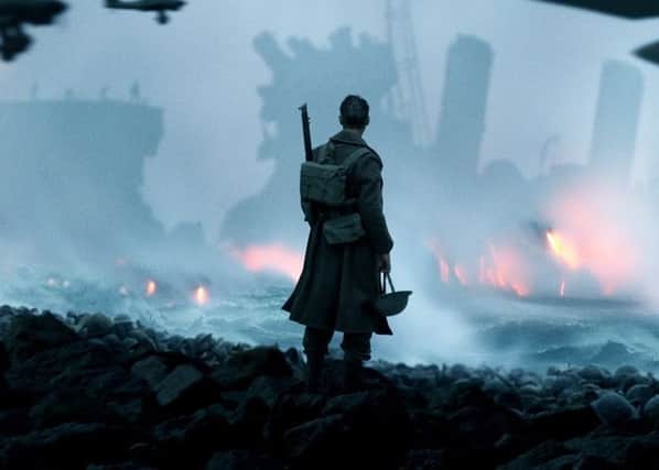 A scene from the blockbuster movie Dunkirk.