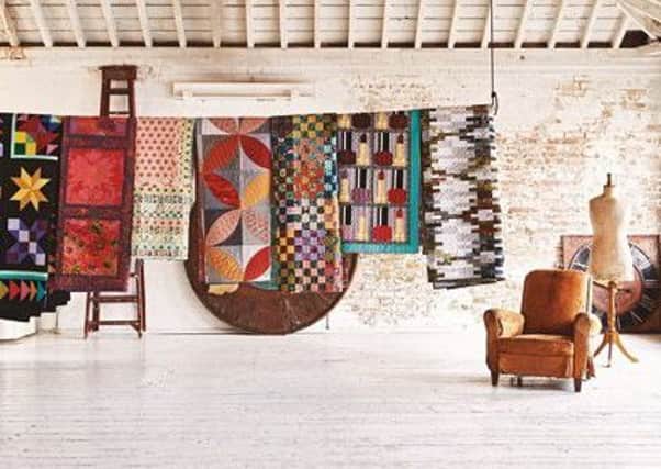 A selection of quilts features in Stuart's new book