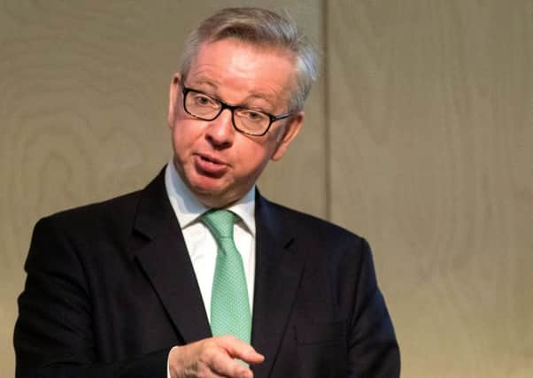Michael Gove says Brexit gives scope for Britain to be a global leader in environmental issues. (PA).