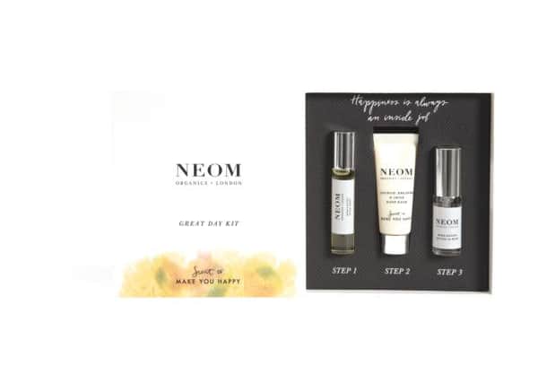 One of the Neom Organics wellbeing kits, free to the first 50 readers.