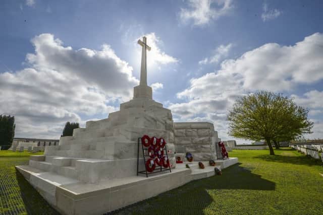 Tyne Cot Cemetery.  Picture by Mike Cowling.