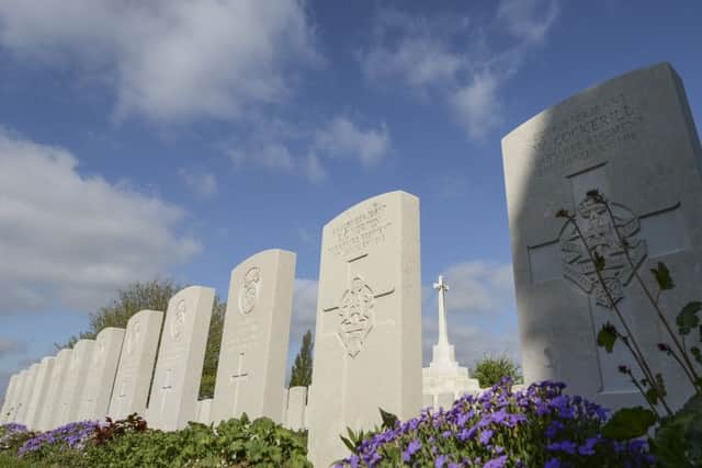 Tyne Cot Cemetery.  Picture Mike Cowling.