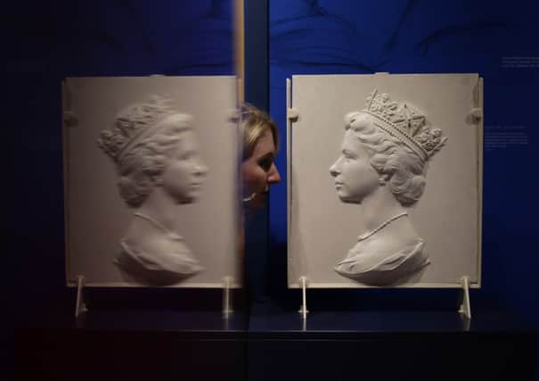 A final plaster cast known as the 'Dressed Head', by Arnold Machin, of the Queen provided the portrait for use on British stamps from 1967 to date