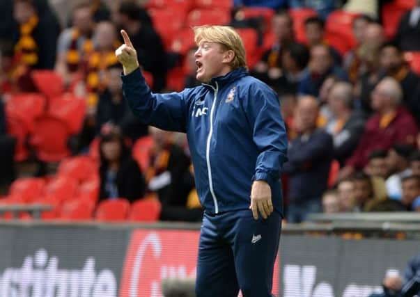 REFRESHED AND READY: Bradford City manager Stuart McCall.  Picture: Bruce Rollinson
