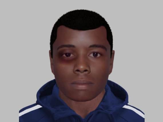 The E-Fit image of the suspect.