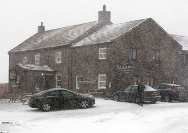 File photo of the Tan Hill Inn in Swaledale, North Yorkshire, the landlady Louise Peace, posted on Facebook that she is selling the pub. PRESS ASSOCIATION Photo. Issue date: Friday July 28, 2017. The isolated pub stands at 1,732ft (528m) in the Yorkshire Dales and is regularly snowed in during winter storms. See PA story SALE Pub. Photo credit should read: Owen Humphreys/PA Wire