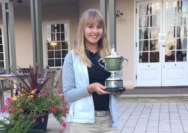 Woodsome Hall's Nicola Slater, winner of the North Region ladies' championship at Alwoodley.