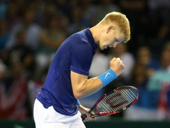 Kyle Edmund continued his impressive form with an easy win over Jack Sock