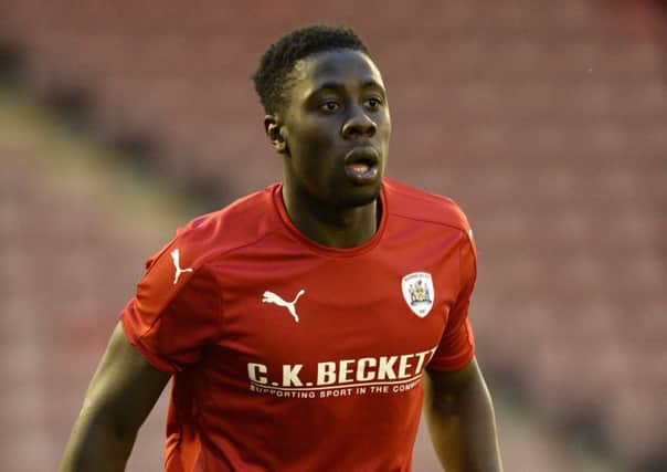 On his way?: Barnsley's Andy Yiadom.

Picture: Bruce Rollinson