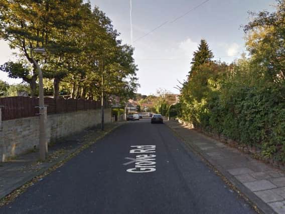 The woman was assaulted behind an address at Grove Road in Shipley. Picture: Google
