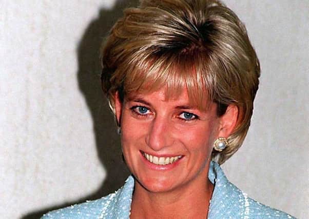 The late Diana, Princess of Wales