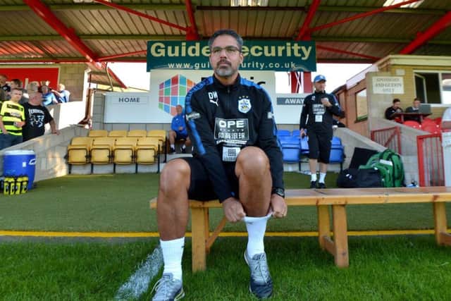 RELAXED: Huddersfield Town manager David Wagner. Picture: Anthony Devlin/PA