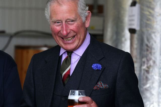 Charles Borders Charles raises a glass north of border