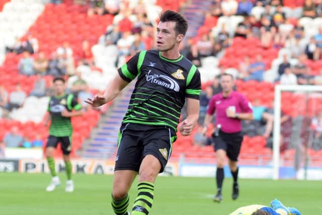 LEAD FROM THE FRONT: Doncaster Rovers' John Marquis