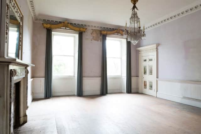 The drawing room has a sprung dance floor