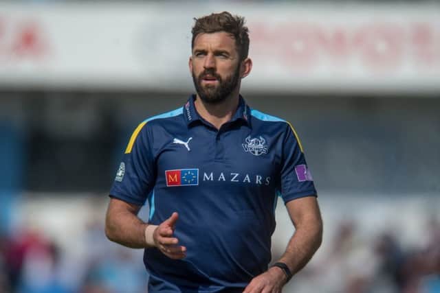 BACK IN THE FRAME: Yorkshire's Liam Plunkett.