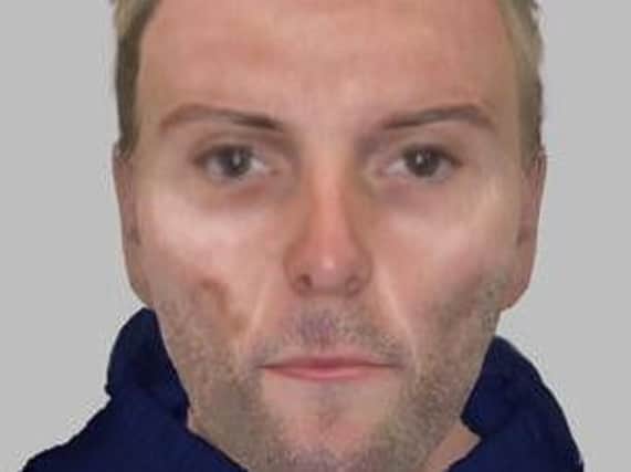 The E-Fit image of the suspect.