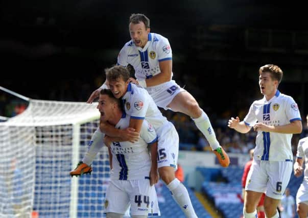 Leeds United beat Premier League newboys Brighton and Hove Albion on the opening day of the 2013/14 campaign